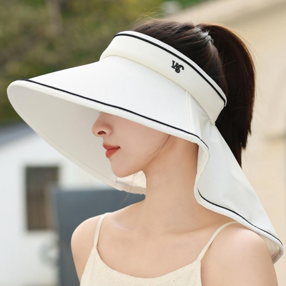 

Anti-UV Bucket Hat Breathable Fisherman Hat New Beach Cap Spring Summer білий