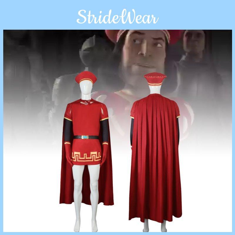Premium 4d Shrek Costume For Halloween Featuring Stylish Retro Fabric Design