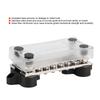 16 Way 100A Bus Bar 4 Studs Car Boat Marine Power Distribution Terminal Block with Cover