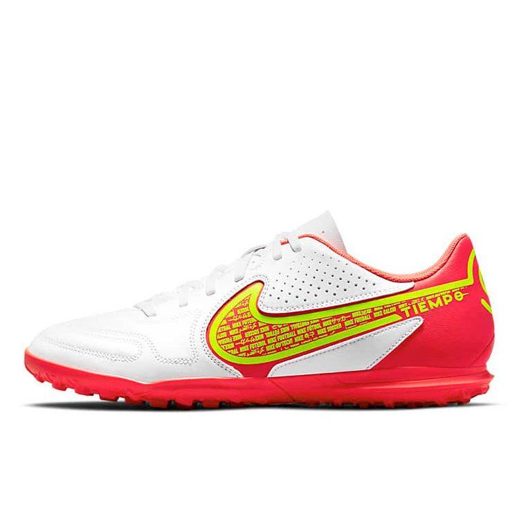 Nike Legend 9 Club TF Turf Sports Shoes White/Red DA1193-176