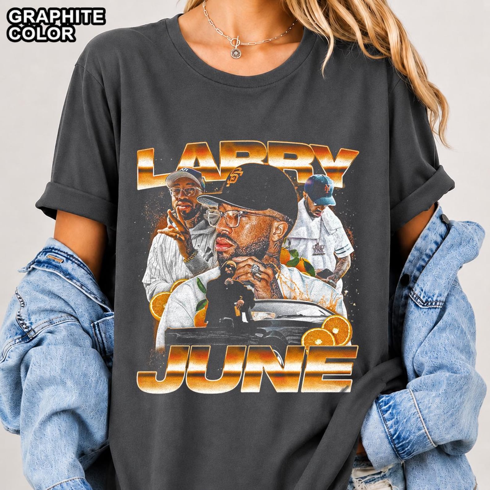 Larry June T-Shirt, Comfort Colors, Bella & Canvas, Gildan Tee and SweaT-Shirt FD 2XL