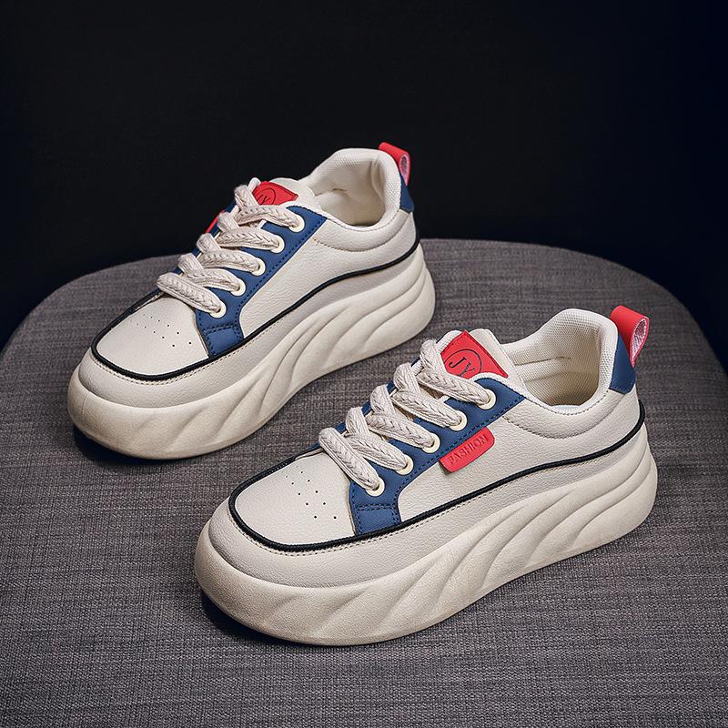 Women Board Shoes New Korean Style Spring Autumn Fashion Students Flats Thick Bottom Casual Soft Sole Running Sneakers