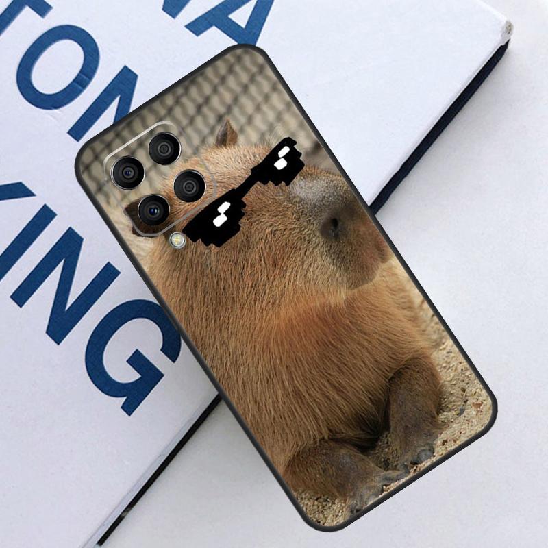 

capybara cute For Samsung Galaxy M21 M11 M31 M13 M33 M35 M53 M55 M15 M14 M34 M54 M12 M32 M52 M06 M16 Case Samsung M32 4G