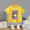 Anime One Piece Monkey D Luffy Printed Cotton Tshirt Summer Boy and Girl Clothing Fashion Casual Street Tshirt Fan Gifts