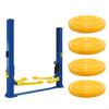 28GC Pack of 4 Protective Mats Support Pads for Double Column Lifts and Trolley Jacks Rubber Lifting Platform Pads Heavy Duty