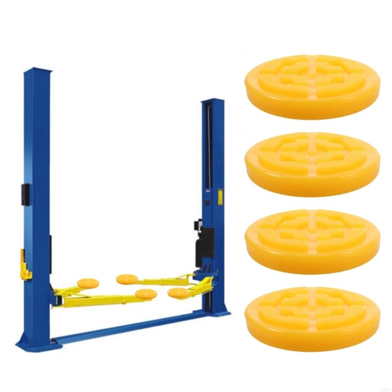 28GC Pack of 4 Protective Mats Support Pads for Double Column Lifts and Trolley Jacks Rubber Lifting Platform Pads Heavy Duty