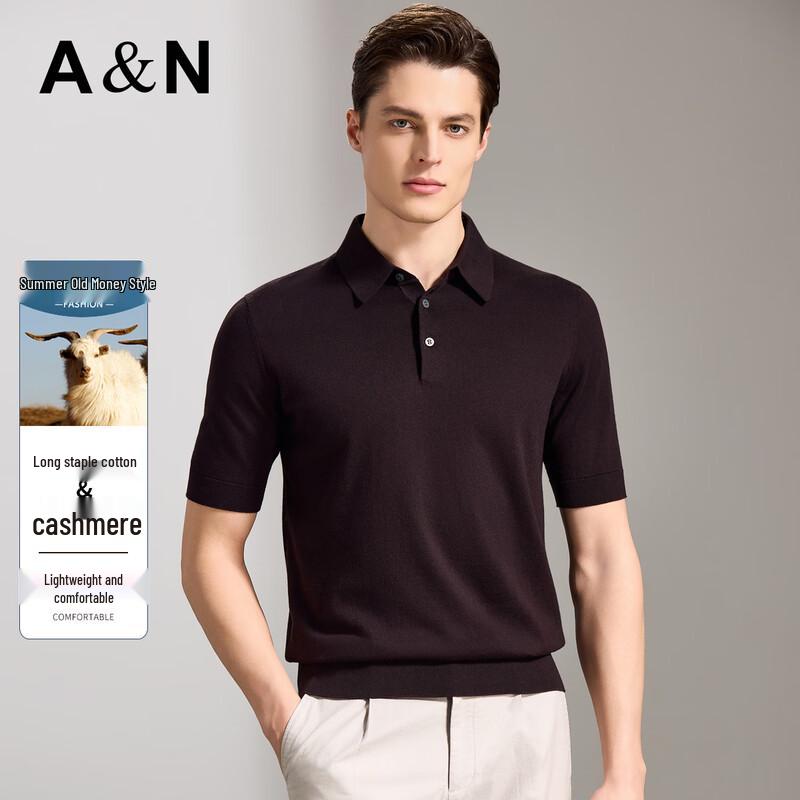 Antonio Men s Cashmere Blend Short Sleeve Knitted Top XL
