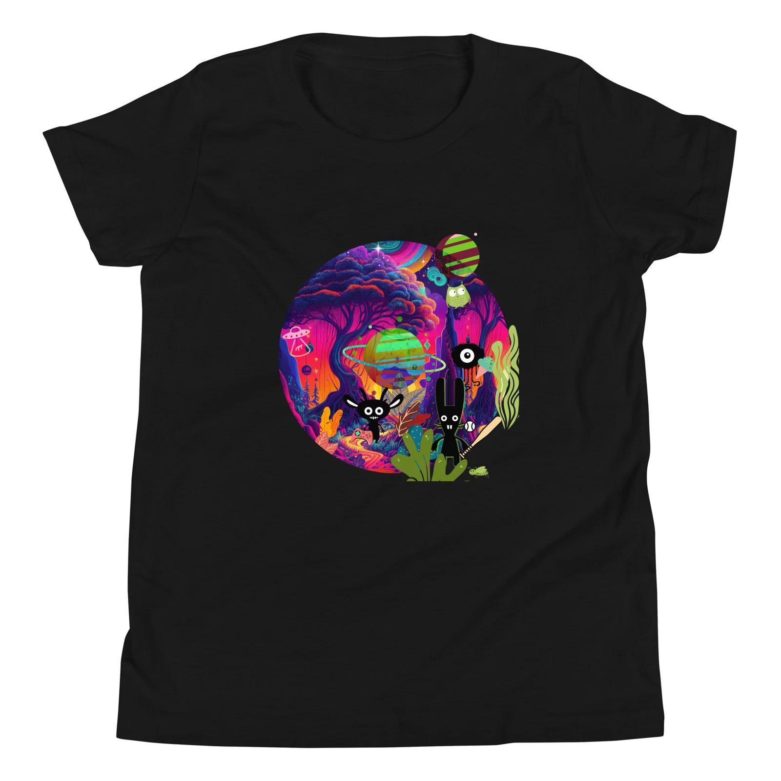 Alien Gamer Youth T-Shirt (Unisex) L