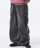TRAVEL Denim Parachute Pants Black