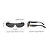 MIU MIU Logo Cat Eye Sunglasses Men Sunglasses Black MU07ZS1AB5S0