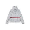 Fila All-Over Print Sports Casual Woven Hooded Jacket Women Jackets Standard-White F11W221703F-WT