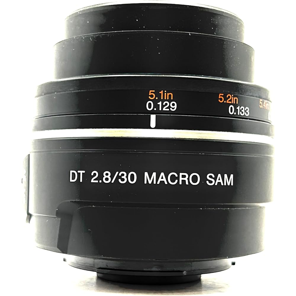 SONY Single Focus Macro Lens DT 30mm F2.8 Macro SAM APS-C Compatible