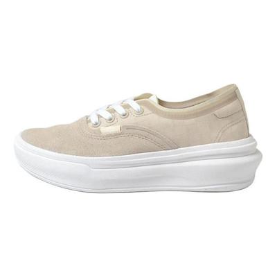 Authentic Comfortable Versatile Low-Top Skate Shoes Women Sneaker Beige VN0007NV2N1