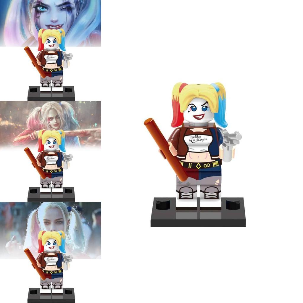 Premium Kunststoff DIY Gift-Efeu Catwoman Quinn Two-Face Bausteine Spielzeugset