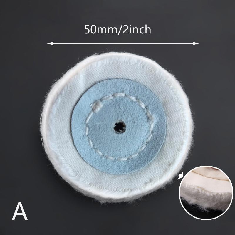 3/4/5/6/7/8" Wheels Buffing Polishing Wheel Cotton Lint Cloth Buffing Wheel Gold Silver Jewelry Mirror Polishing Wheel Flannelette