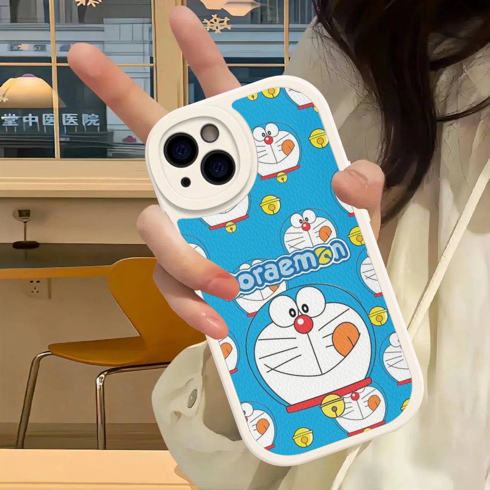 Hot Classic D-Doraemons Cartoon Phone Case Hard Leather For IPhone 14 13 16 Mini 15 14 11 12 Pro Max Plus Fundas