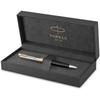 PARKER PARKER Ballpoint Pen Sonnet Premium Metal & Black GT Medium, Permanent Imported In a Gift ...