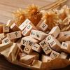 40Pcs Alphabet Stamps Vintage Wooden Rubber Letter Standard Stamp Set For Craft Card Making Planner Scrapbooking Journals