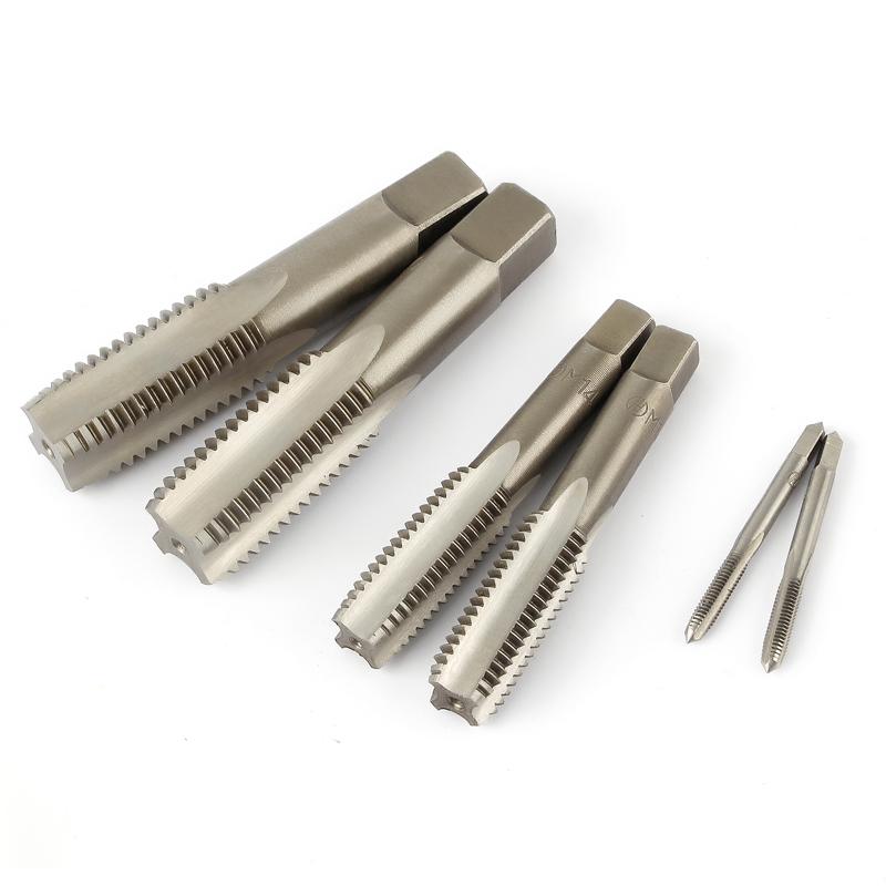 

1Pair Hss Right Hand Tap Drill Hand Tools Screw Thread Metric Plug Taps M2 M3 M4 M5 M6 M8 M10 M12 M16 M20 M22 M24 M27 M30 M2.5x0.45