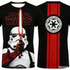 3D Quick Drying Short Sleeved Men T Shirt Around The 50th Anniversary of Star Wars Adult Children's Parent Child T Shirts