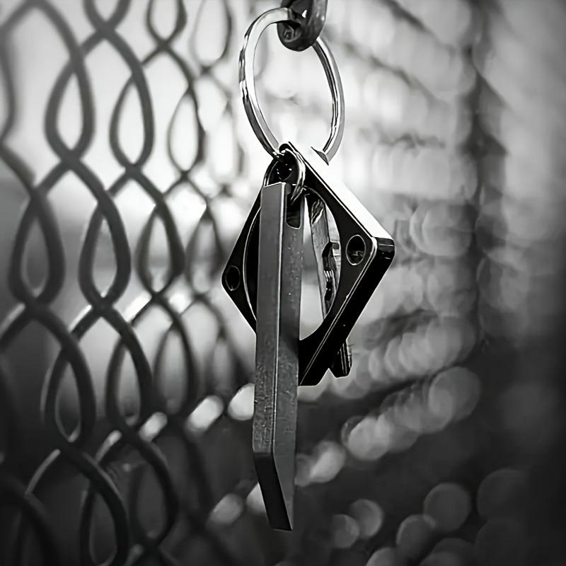 Mighty Bar Zakmes & Flesopener - Heavy Duty Roestvrijstalen Sleutelhanger, Edc Multitool Voor Dagelijks Gebruik