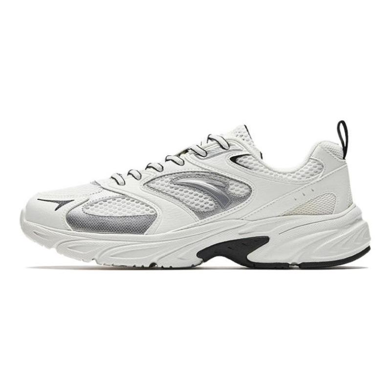 Anta Lifestyle Series Low Top Casual Shoes Mens Papyrus White Silver 112538811-1