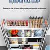 Beifu 4-Tier Carbon Steel Kitchen Storage Shelf