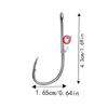 Live Bait Hooks Bass Hooks Fishing Hooks Carbon Steel Barbed with Holes for Sunfish Small Bass Catfish Bass Fishing Hooks