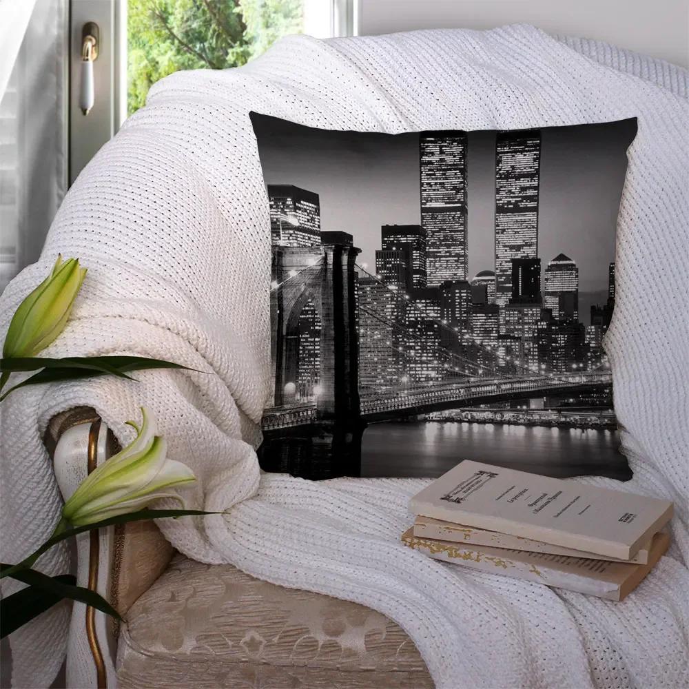 Heimdeko New York Nacht Kissenbezüge Kissen Hotel Autositzlehne Sofa