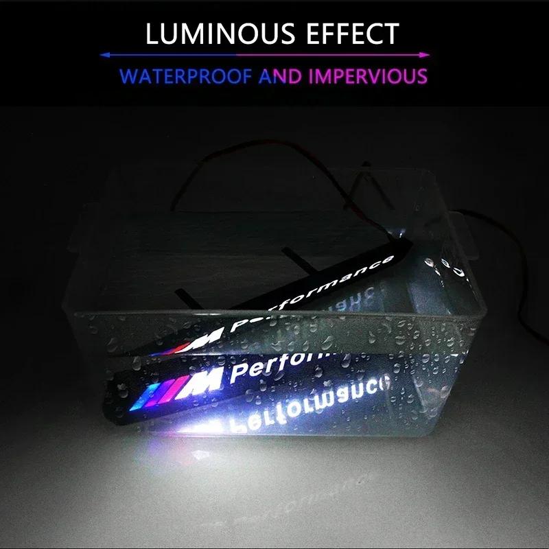 1pcs Car Front Hood Grille Emblem Badge Labeling LED waterproof Decorative lights For BMW M3 M5 M6 X1 X3 X5 E34 E39 E36 E60 E90