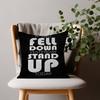 Motivational Quotes Black Minimalist Pillow Cover Sofa Cushion Cover Home Room Decoration Children Gift