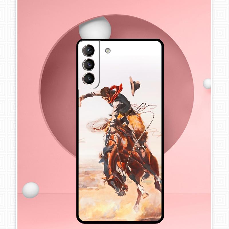 Extremsport Rodeo Cowboy Lasso Hülle für Samsung Galaxy S24 S23 Ultra S22 S20 FE S21 FE Note 10 20 S8 S9 S10 Plus Hülle
