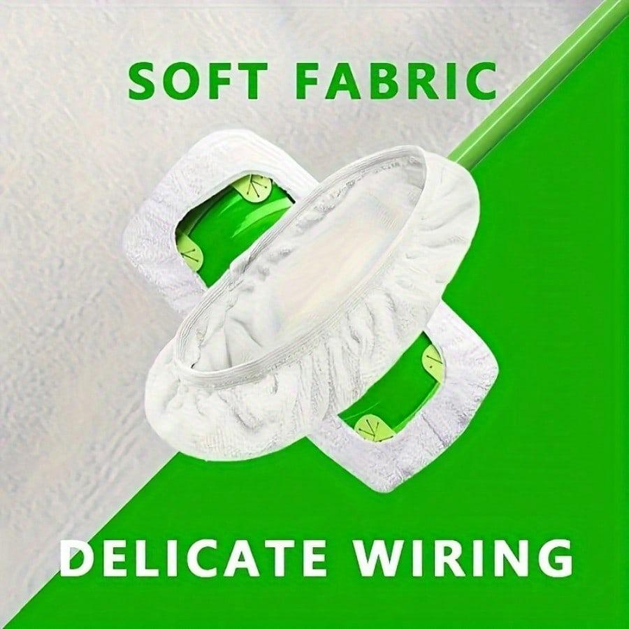 

1 Piece White Replacement Mop Cloth, Suitable for Washable Mops, Easy To Hang Design, Washable, Highly Absorbent 1pcs