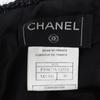 CHANEL flare skirt skirt P19873V11554 black tweed Women Used