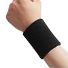 Cotton Sweatband Moisture Wicking Athletic Terry Cloth Wristband for Tennis Basketball Running Gym Workout Black 8 10 Cm