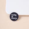Inspirational Mental Health Awareness Brooch - Positive Living Metal Pin Accessory