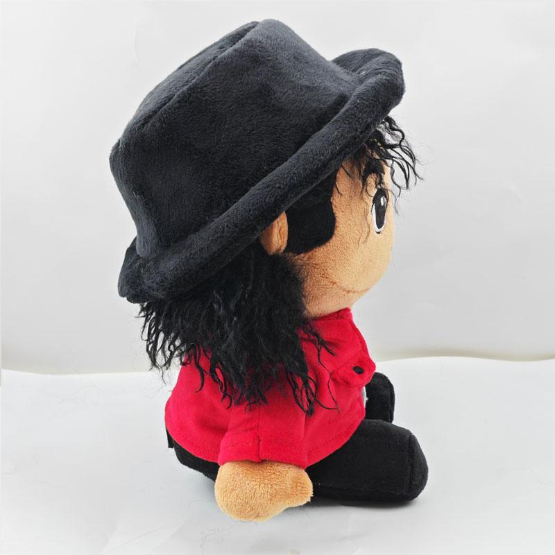 Rote Michael Niedliche Plüschpuppe Weiches Kuscheltier Sammlerfigur Für Michael Musikfans Heimdekoration Innenraumdekoration 25cm