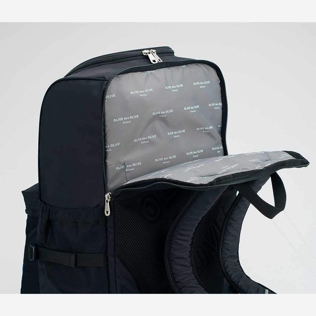 des OLIVE Wide Open Daypack 30L for School Girls 88 Navy x Blue [OLIVE School]