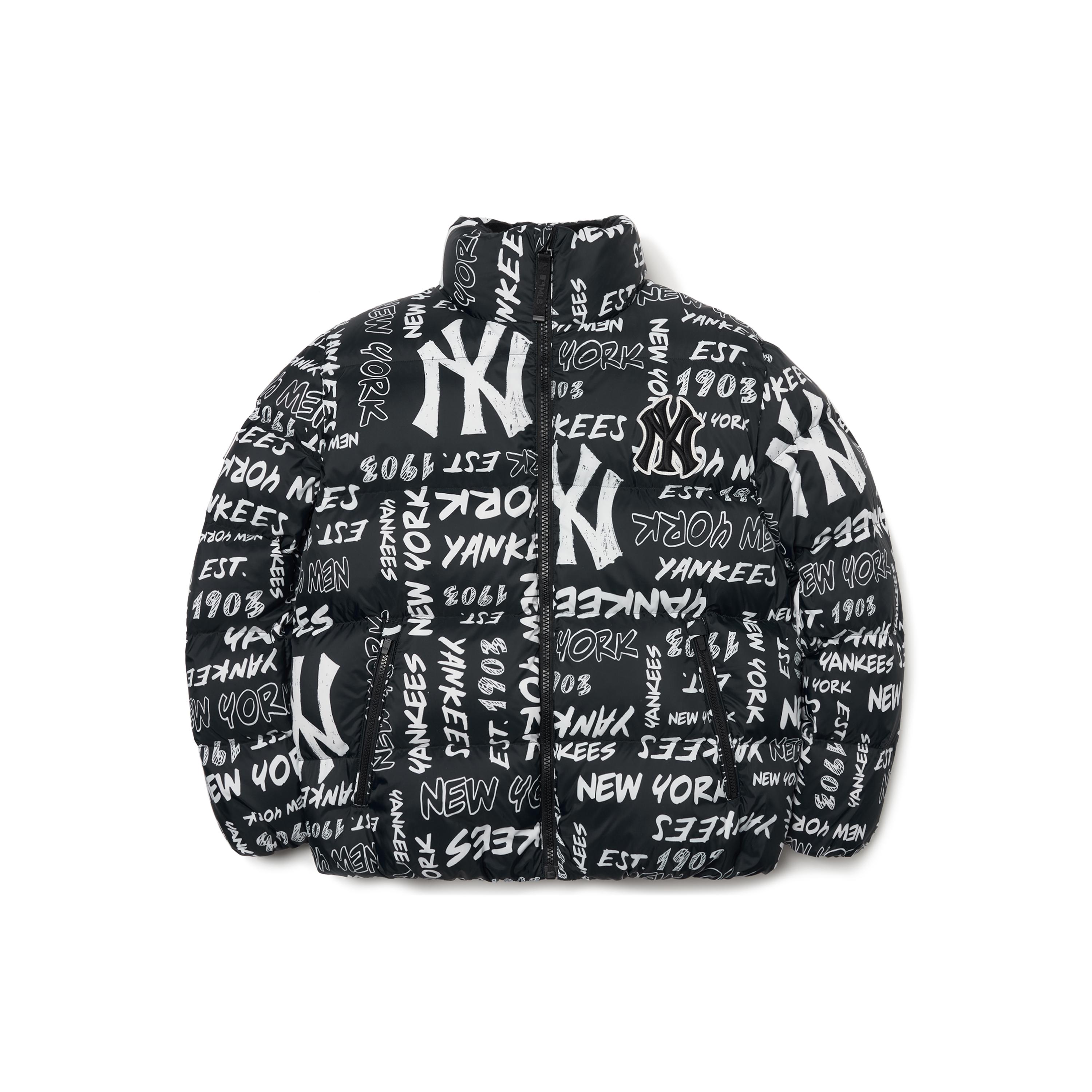 

New MLB Down Jacket Winter, Cropped Unisex Black 3ADJN0316-50BKS S