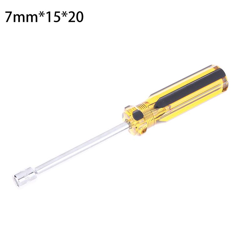 

4/5/5.5/6/7/8/9/10/11/12/13/14mm Hex Socket Head Handle CRV Shaft Nut Screwdriver Nut-wrench M3 M4 Screwdriver Casing Batch Hand