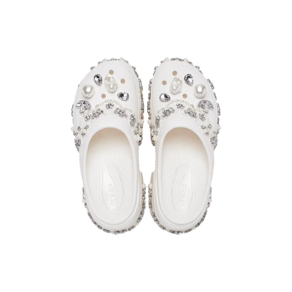 Simone Rocha x Crocs Siren Clog Bílé Unisexové Tenisky 210142-0WV