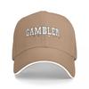 Gambler Bass Boats Black and White Baseball Cap Trucker Hat Icon Fashion Beach Man Womens