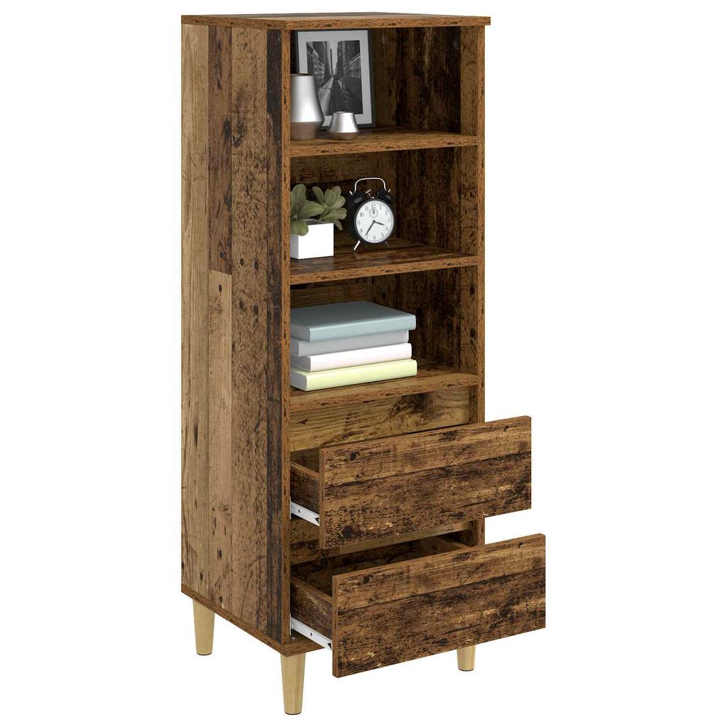 Highboard Reclaimed Wood 40 x 36 x 110 cm Engineered Wood