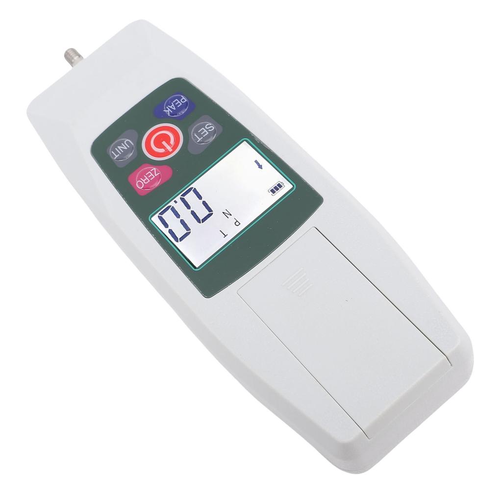 Digital Push Pull Dynamometer 500N Force Meter Portable with Units N LB Kg Oz Storage Box Backlit LCD Auto Power Off