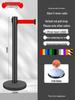 Retractable Queue Barrier Post with Belt