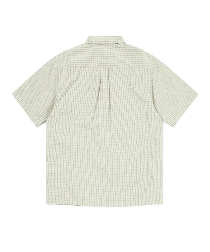 THISISNEVERTHAT Check S/S Shirt Lemon