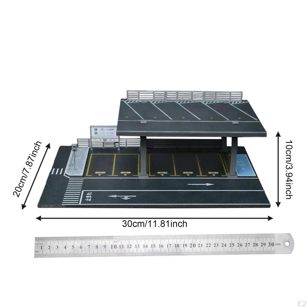 1/64 Die-cast Model Car Display, Vehicle Display Stand Organizer for Collectibles,
