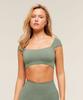 Soft Sculpt Cap Sleeve Bralette Unit Green B3b3a Ecjf