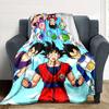 Anime DragonBall Print Flannel Blanket High Quality Warm Comfortable Cover for All Seasons Perfect for Gifts Home Decor