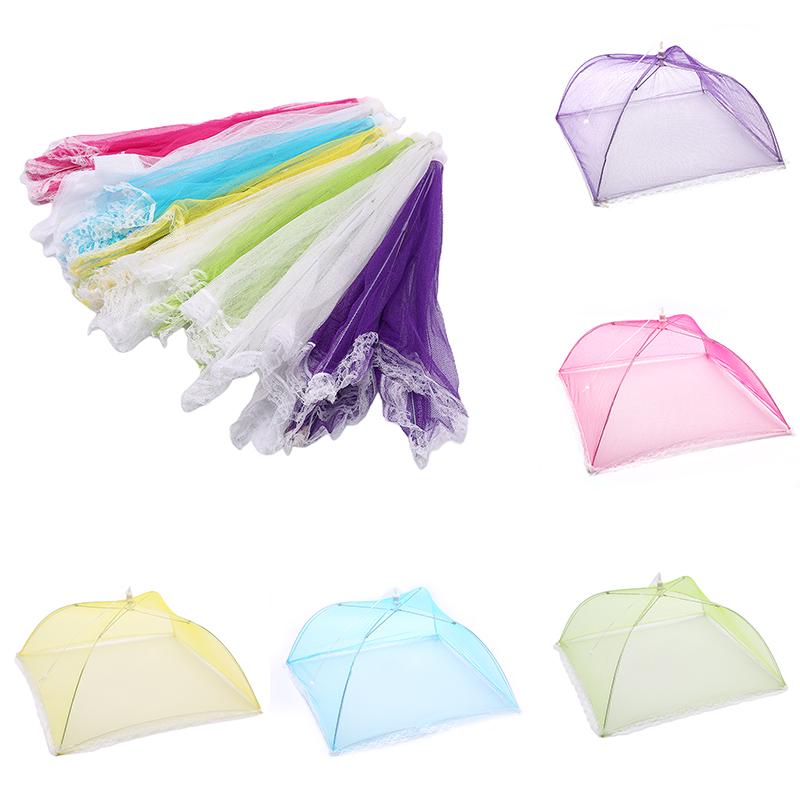 Netzabdeckung Lebensmittelschutz Faltbares Netz Schirm Küche Picknick Lebensmittelabdeckung